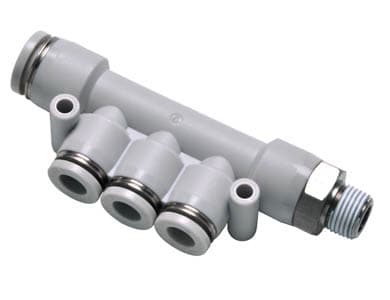 ข้อลดสามทางเกลียวตัวผู้รุ่น PKD AirTAC