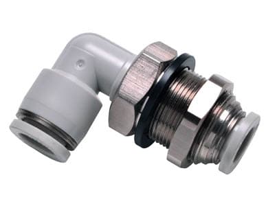 ข้องอแบบบัลค์เฮดเกลียวตัวผู้รุ่น PLM AirTAC